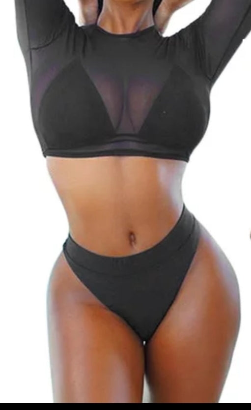 "Oui BéBé" (Yes baby) 3 Piece Swimsuits