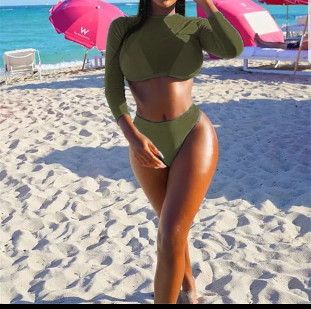 "Oui BéBé" (Yes baby) 3 Piece Swimsuits