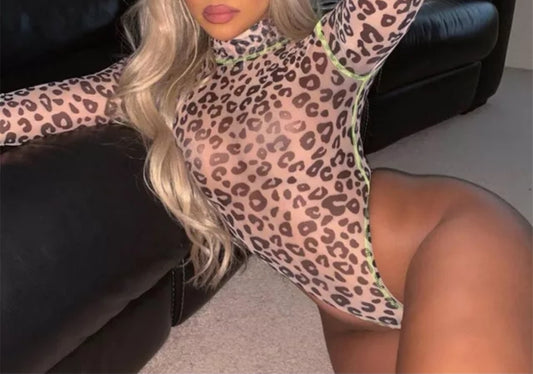 "Animal Print Sensation"  (Bodysuit)