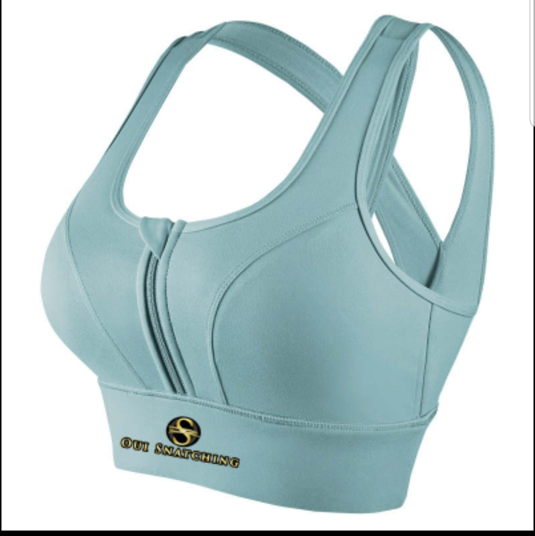 "Oui Snatching" Sports Bra