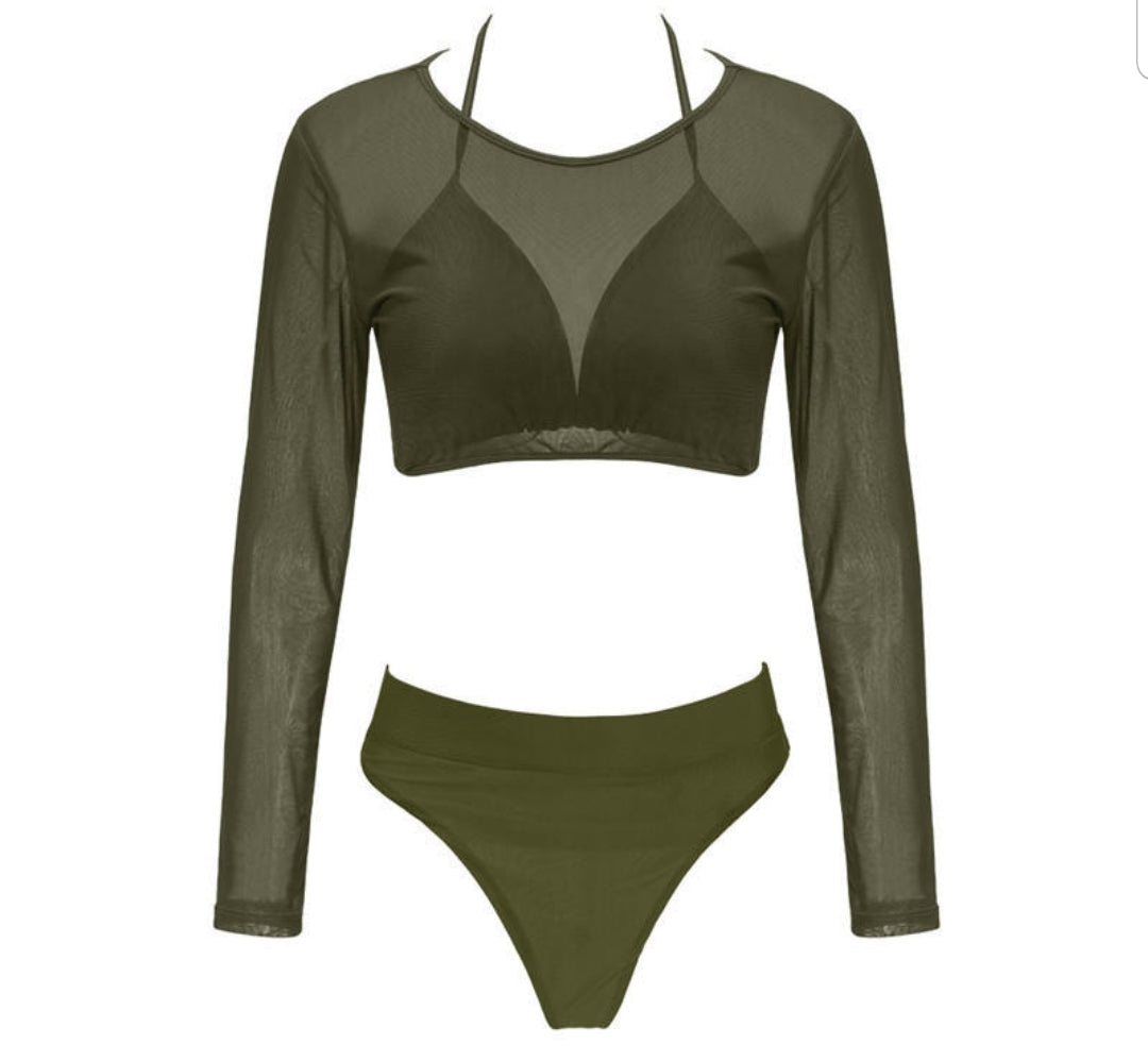 "Oui BéBé" (Yes baby) 3 Piece Swimsuits