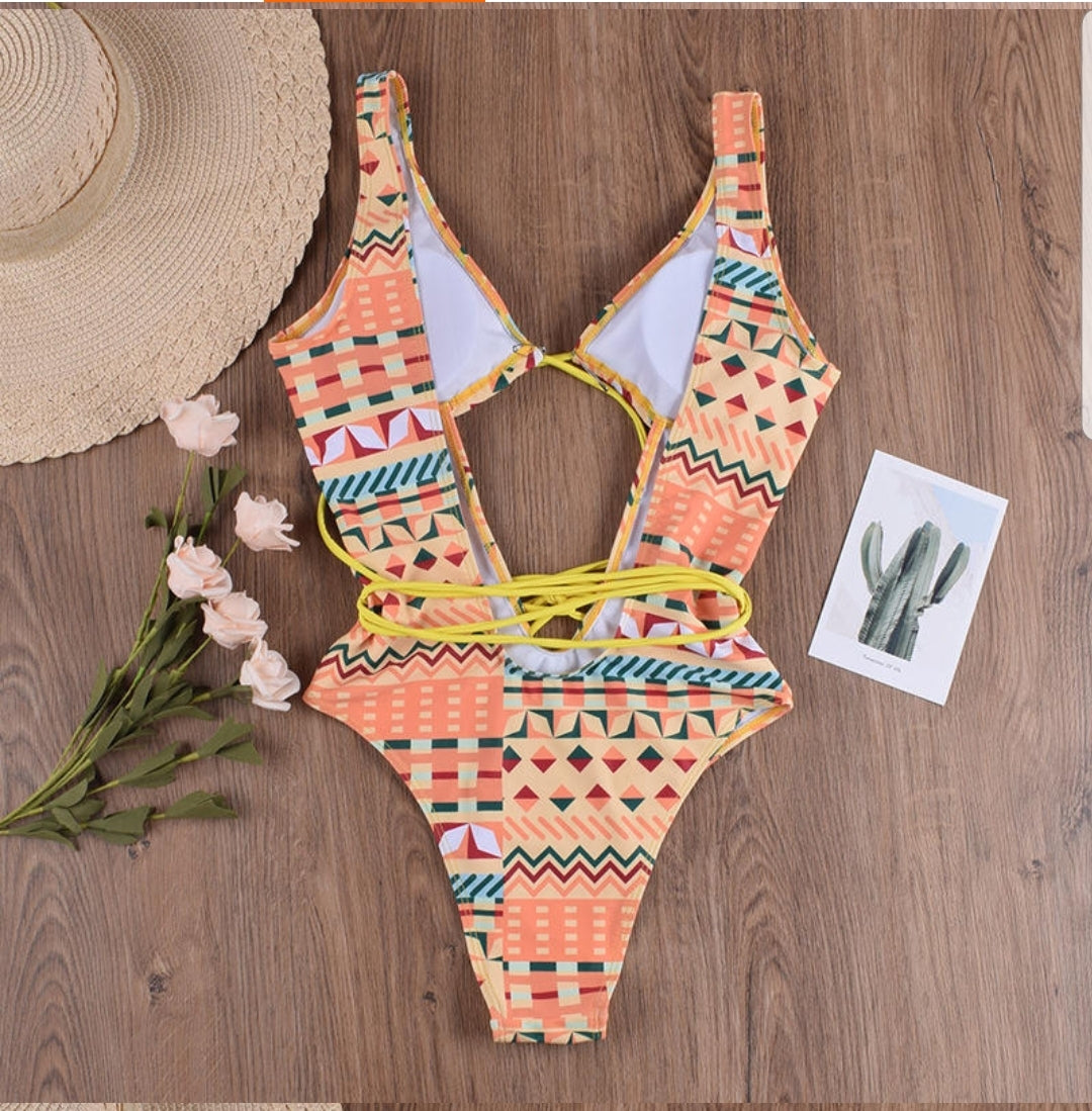 "Oui Fille" (Yes Girl) One Piece Swimsuits