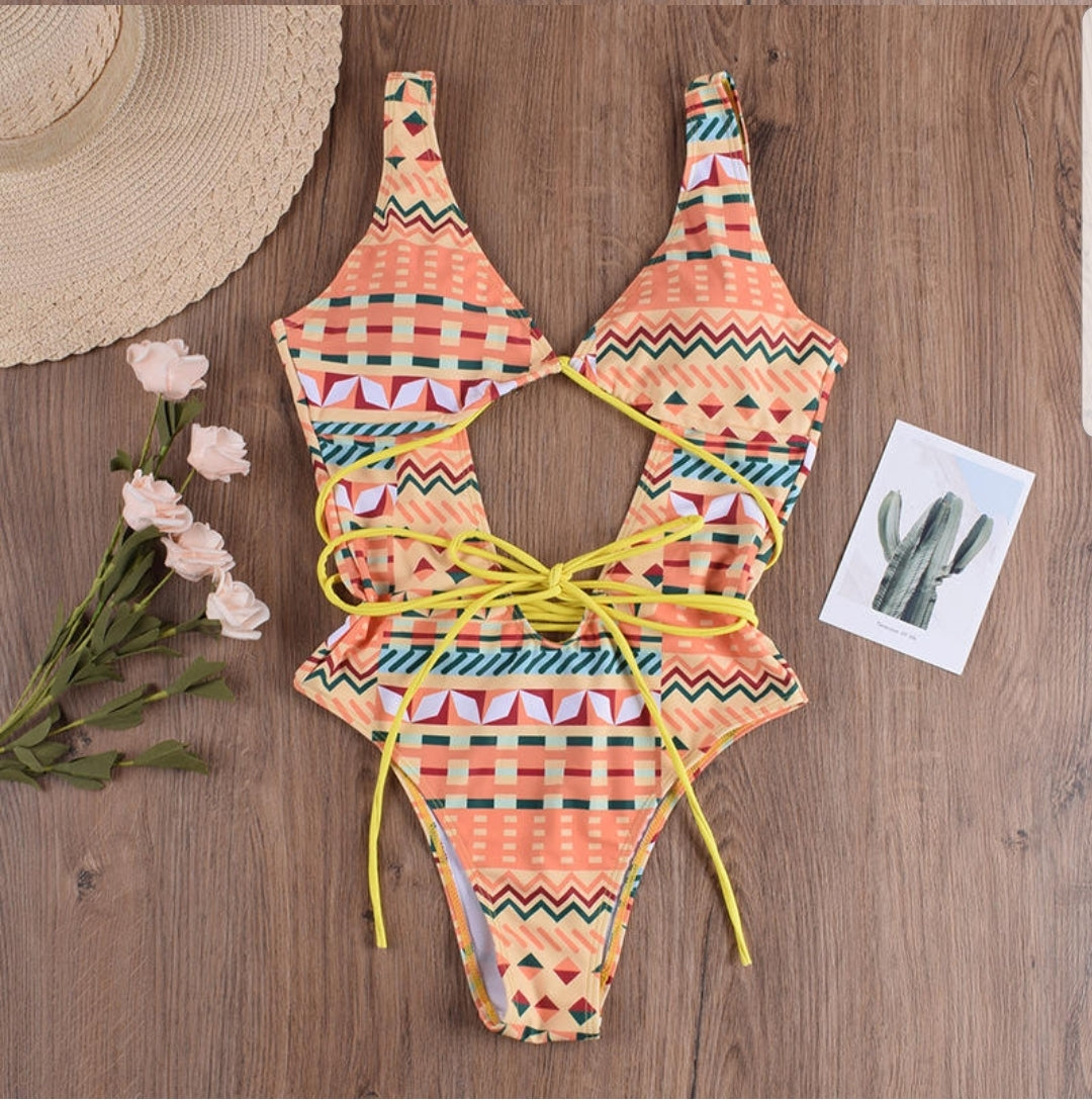 "Oui Fille" (Yes Girl) One Piece Swimsuits