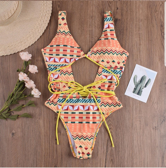 "Oui Fille" (Yes Girl) One Piece Swimsuits